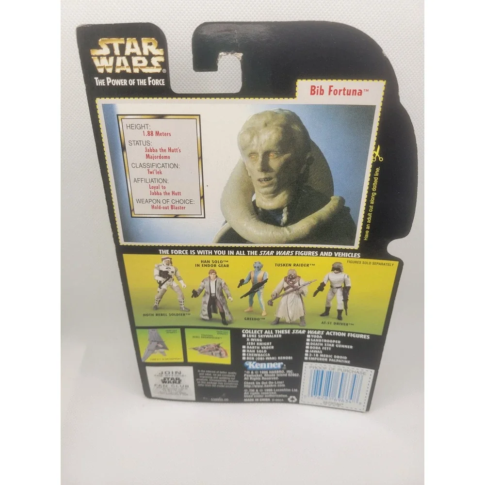 Star‎ Wars Power of the Force Bib Fortuna Action Figure 1996 Kenner 69634 New